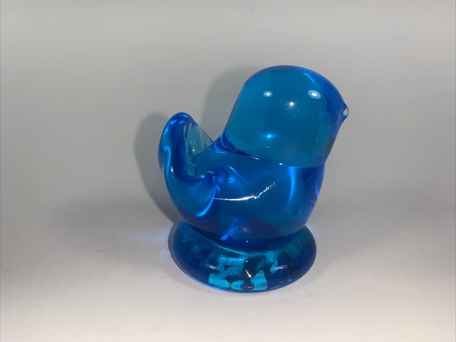 Blue Bird Of Happiness- 2 Inches - Signed, Leo Ward 2007