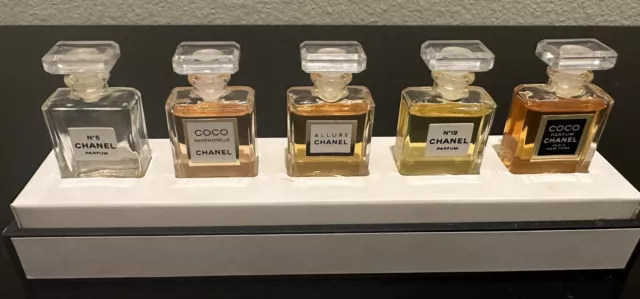 🎁1990s Vintage Mini Set **PARFUM** Chanel No 5 19 22 Allure Coco Pure  perfume