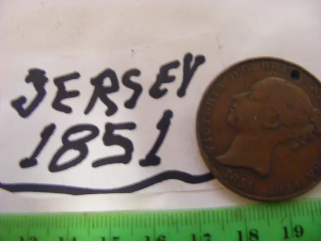 Great Britain....Channel Islands... Jersey 1851...1/13 Shilling