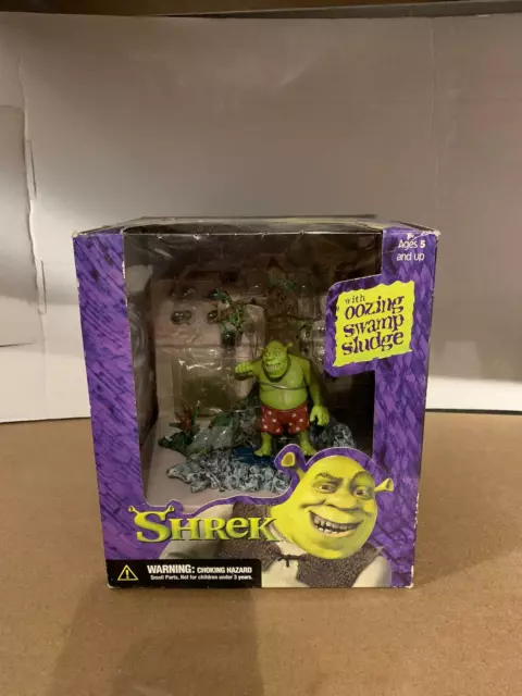 SCARCE 2001 McFarlane Shrek - The. Swamp Bath - Ogre Action Figure BNIB