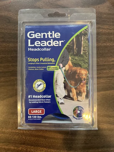 PetSafe Gentle Leader No-Pull Dog Headcollar With Training DVD LARGE Royal Blue*