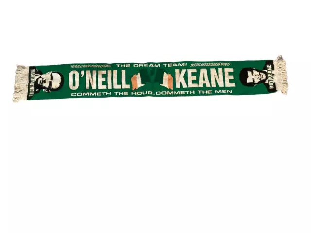 Celtic Football Scarf - Martin O'neill And Roy Keane