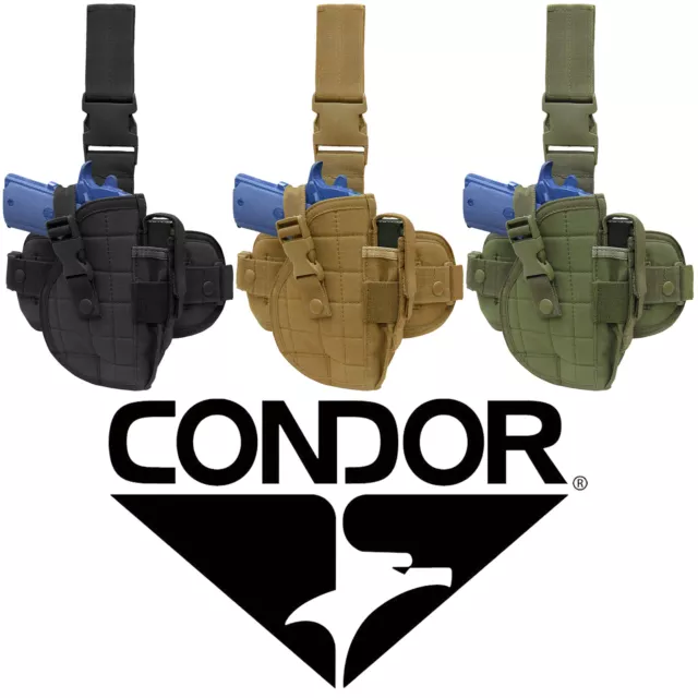 Condor ULH Tactical Universal Drop Leg Thigh Belt Quick Release Pistol Holster