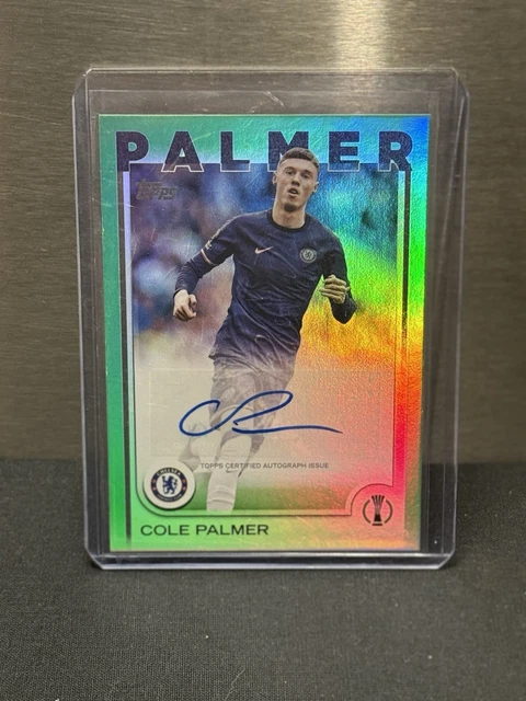 2024-25 TOPPS UCC Flagship Cole Palmer AUTO GREEN 66/99 2024-25 TOPPS UCC Flagship Cole Palmer AUTO GREEN 66/99