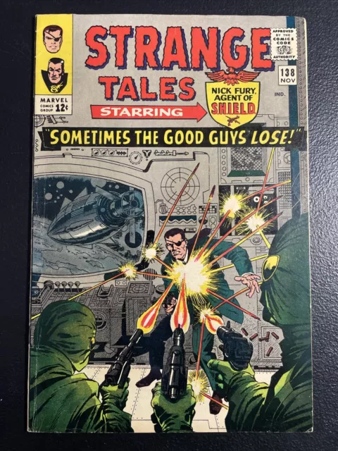 Strange Tales #138 6.0 1St Appearance Of ✨Eternity✨Marvel 1965 Thor 4