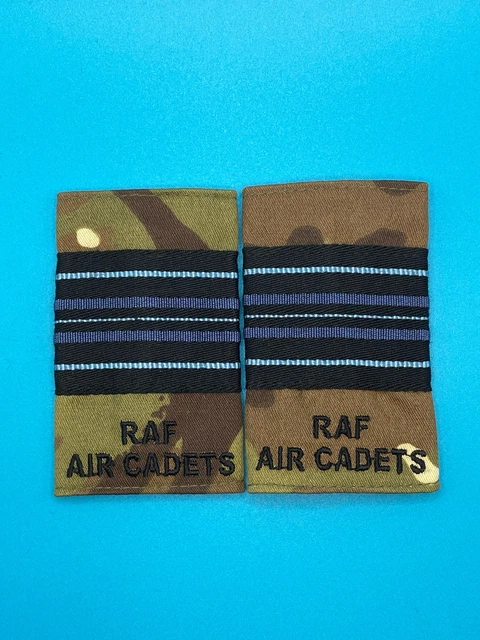 RAF AIR CADETS - RAFAC - Squadron Leader MTP Rank Slides (Pair) £5.00