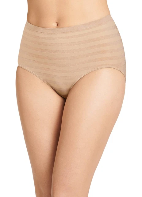 Jockey Women Matte & Shine Seamfree  Full Rise Brief - 3 Pack