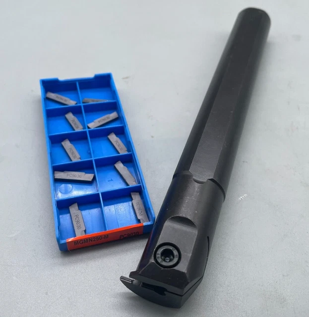 25mm MGIVL3125-2.5 Lathe Grooving Cut-Off Tool Holder + MGMN250-M PC9030 inserts