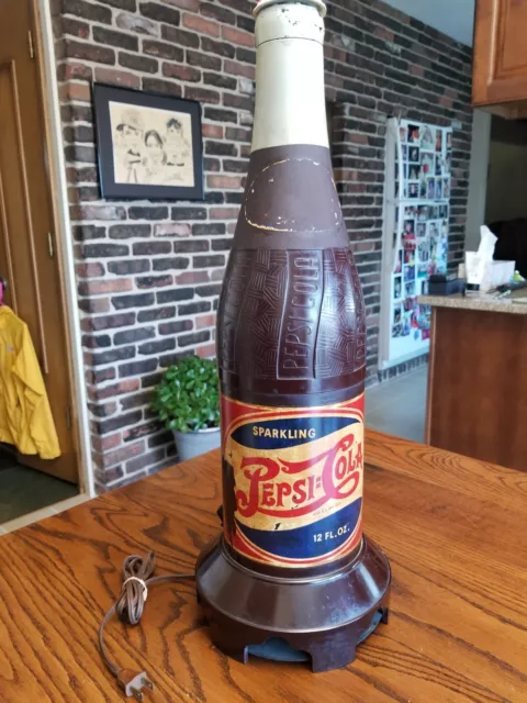 1947 Bakelite Pepsi Cola Bottle AM Radio Rebuilt, Sounds Good.