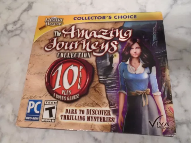 The Amazing Journeys Collection - PC Game - 10 Pack + 4 Bonus Games (Mysteries)