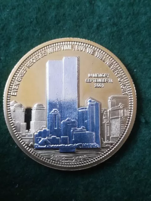 NYPD Counter Terrorism Bureau World Trade Centre 2001-2021 Medallion.