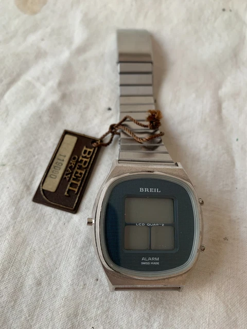 Couronne De Remontoir Breil Avec Tiges 5 Mm En Acier NOS Vintage Italie