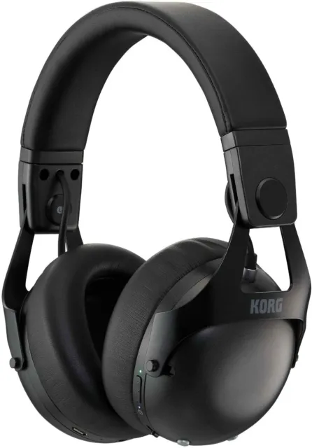 KORG Noise Cancellation DJ Headphones NC-Q1 BK Black Wireless Bluetooth