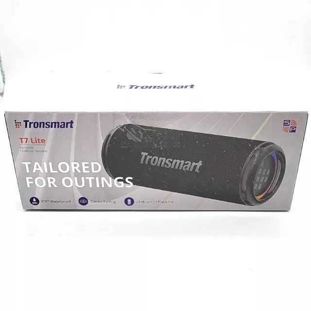 Tronsmart T7 Lite Tragbarer Outdoor Lautsprecher Stereo S Tiefem Bass Kraftvolle