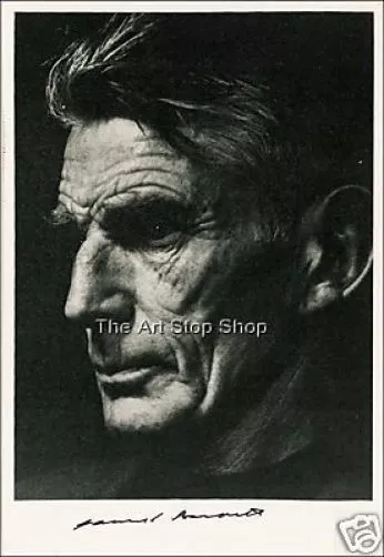 Samuel Beckett autograph photo print