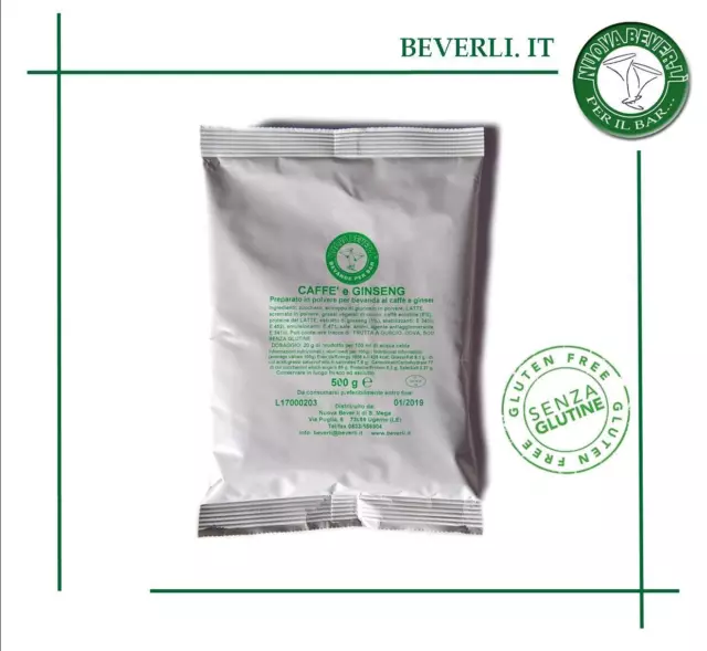 Caffè al ginseng solubile 3 buste per distributore da bar