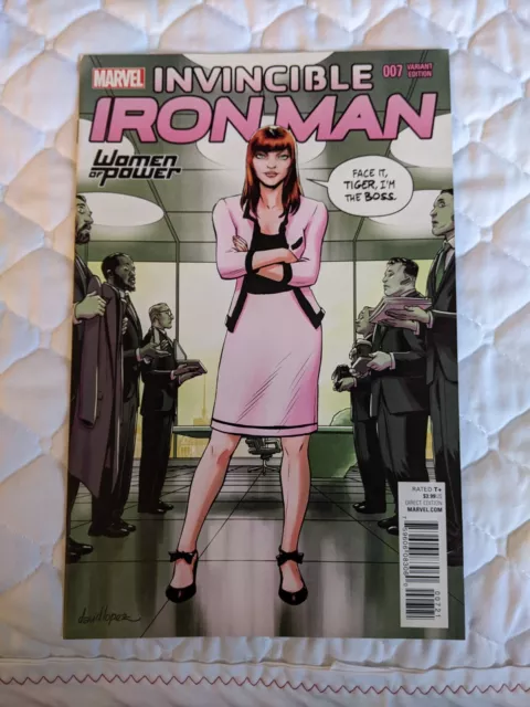Invincible Iron Man 7 (2016) Lopez Variant 1st Riri Williams Women Of Power