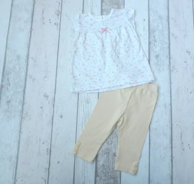 ** Pretty Baby Girl Top and Leggings Outfit - George (3 - 6 months) **