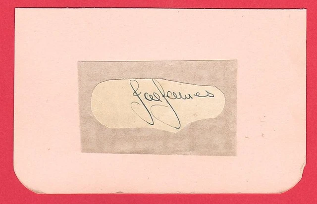 Joe James Brentford Fc 1929-1944 Ex Colchester United Rare Original Autograph