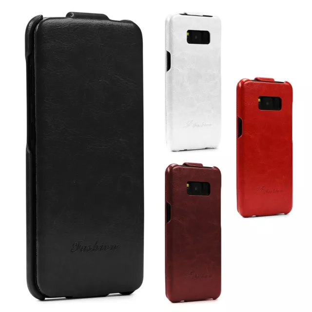 Urcover® Funda Fashion Flip Protección Móvil Carcasa  Vidrio Protector