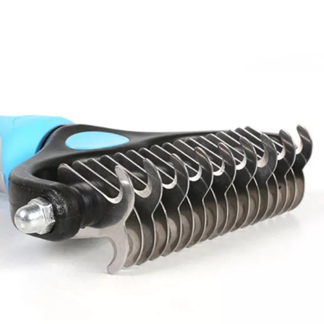 Grooming Brush For Pet Dog Cat Deshedding Tool Rake Comb Fur Remover Reduce Hair 3