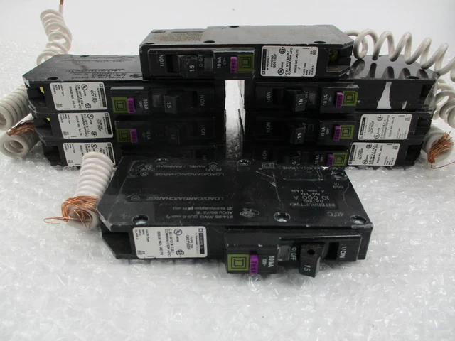 Lot Of 8 New Square D Qo115Df Breakers