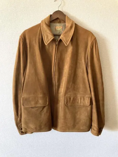 mcgregor leather sports jacket vintage 40s