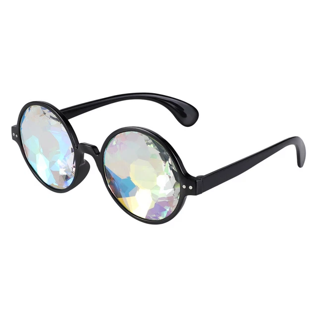 Occhiali da sole semplici prism uomo steampunk caleidoscopio uomo divertenti