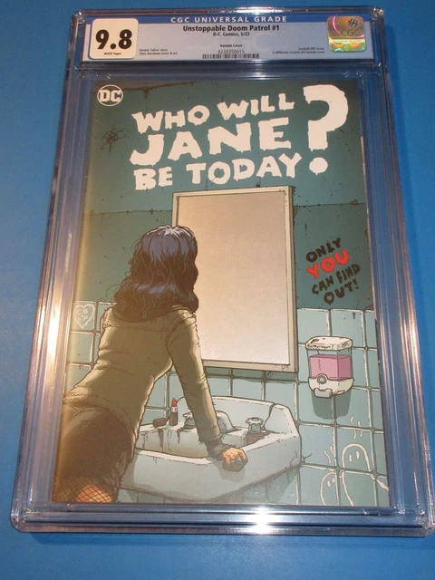 Unstoppable Doom Patrol #1 1st Beast Girl Key Scratch Off Variant CGC 9.8 NM/M