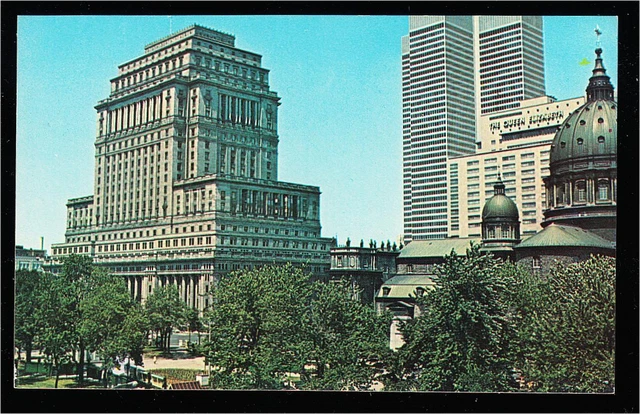 MONTREAL SUN LIFE Building and Place Ville Marie from Place du Canada