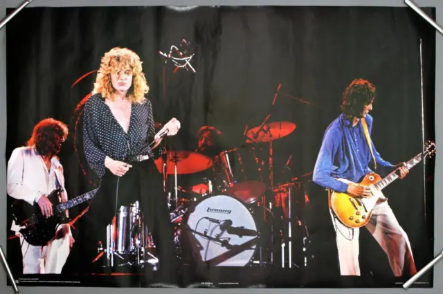 LED ZEPPELIN – rare original 1979 Pace International personality poster