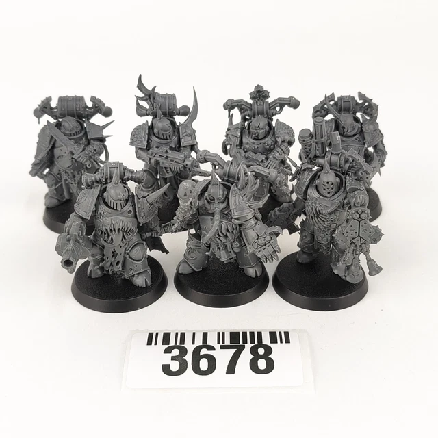 Warhammer 40,000 – Slaughterbound: Massacro Vincolato – Miniatura In Plastica Da Assemblaggio, 25 Pezzi, Base 50mm, Per World Eaters