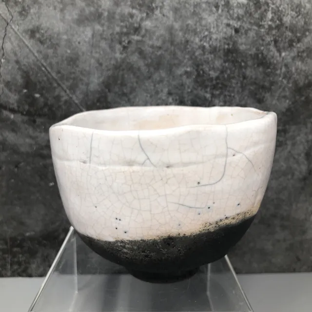 Christa-Maria Hermann Raku fired Tea-bowl (YUNOMI) #1145
