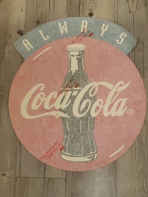 Always Coca Cola 1999 Original Vintage 19 1/2" X 17 1/4 Vinyl Sticker By 3M Co