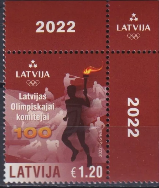 Latvia 2022 Sport, Latvian Olympic Committee MNH**