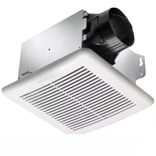100 CFM WALL or Ceiling Bathroom Exhaust Fan with Adjustable Humidity