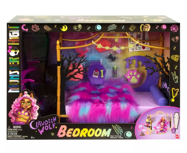 Clawdeen Wolf Bedroom Playset