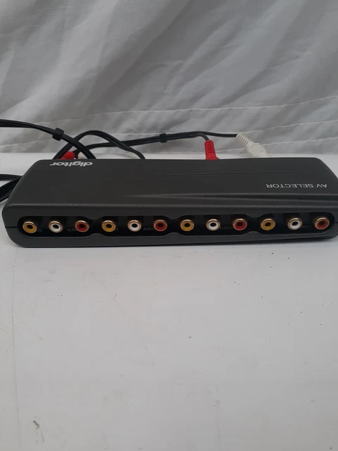 Digitor AV RCA Selector  4-way Selector/Adapter/Switcher/Splitter Box Hub Gaming
