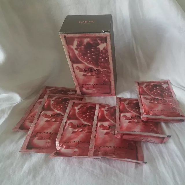 Wen 6 POMEGRANATE 2 oz Sealed  Packets Cleansing Conditioner Shampoo NEW IN BOX