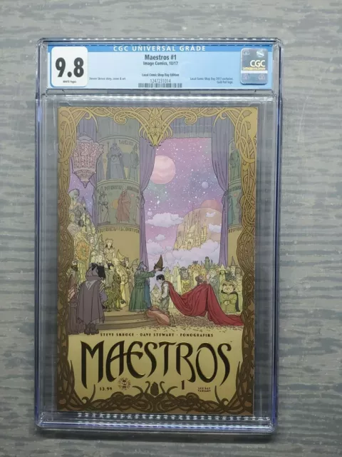 CGC Graded 9.8 Maestros #1 Image Comics 2017 Local Comics Shop Day Edition