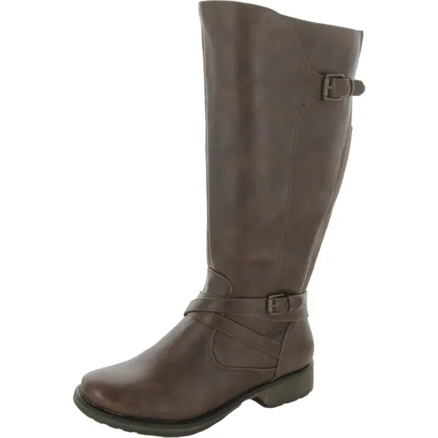 NATURALIZER WOMENS STANTON Faux Leather Tall Knee-High Boots Shoes BHFO ...