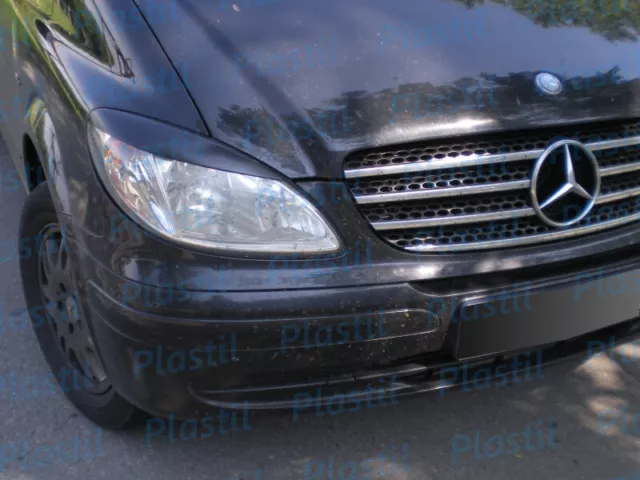 Mercedes VITO VIANO  Paupières de Phares ABS spoilers Sourcils Eyebrows spoiler