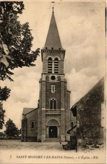 CPA AK St-HONORÉ-les-BAINS L'Église (420646)