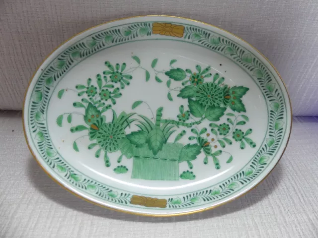 Vide Poche en porcelaine HEREND INGARY 7780 FV Motif bouquet Chinois Apponyi 12x