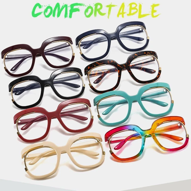 Eye Protection Ultra Light Frame Oversized Glasses Computer Goggles Eyeglasses