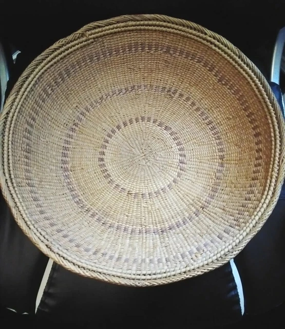 1990s jumbo Yanomami  Amazon Rainforest Tribal Basket Handmade