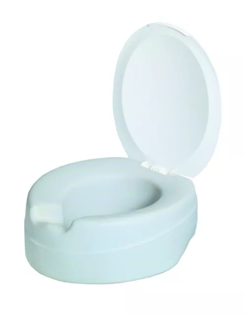 SECONDS Kozee Komforts Ultimate Comfort sedile WC rialzato in schiuma morbida con coperchio