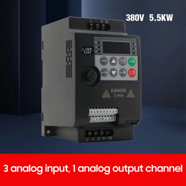 5.5KW 13A 380V Frequenzumrechnung Frequenzumrichter Inverter VFD 3-phasig