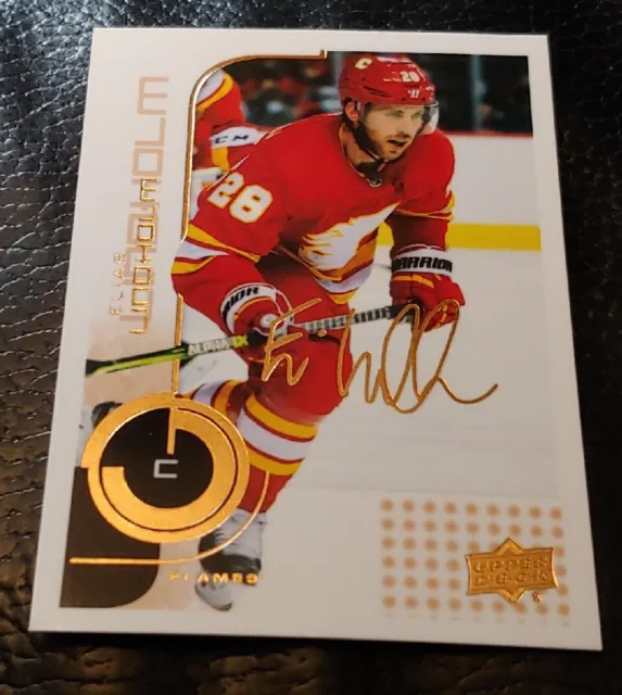Elias Lindholm 2022-23 UD MVP Hockey 20th Anniversary #81 Calgary Flames
