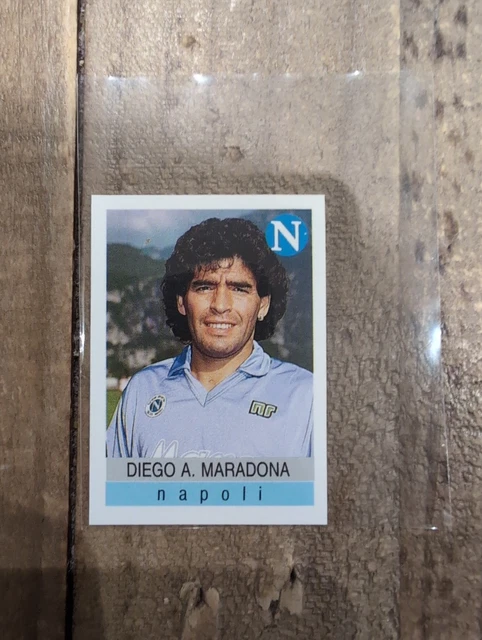 Figurine Panini Maradona 1986 N°71 - SuperSport - Reconstruite Avec Velin
